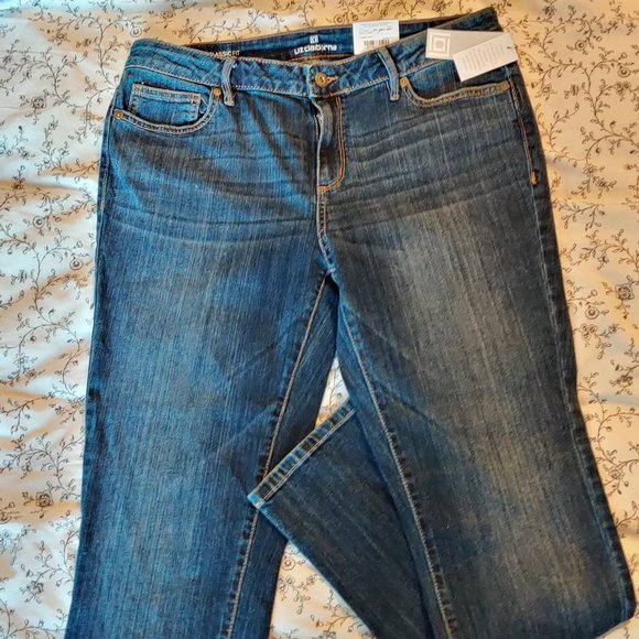 Liz Claiborne Classic Fit Straight Jeans - Picture 5 of 5